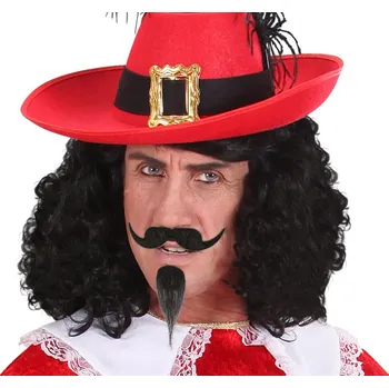 Volný čas Vousy mušketýr černé