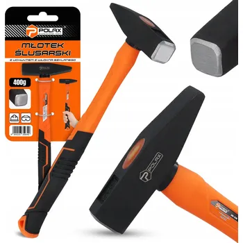 Kladivo Kladivo zámečnické 400 g Kladivo tesařské Sklolaminátová násada Stavební CQ