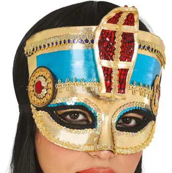 Karnevalový kostým Staroegyptská maska Kleopatra s hadem