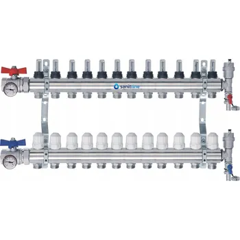rozdělovač topení Rozdělovač 12 okruhů podlahového topení