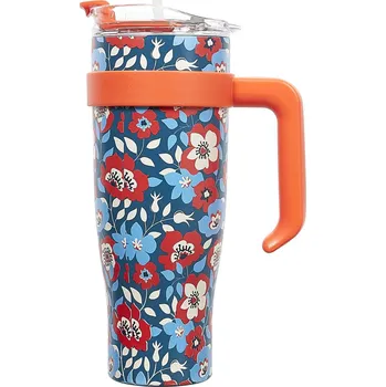 Termohrnek Červený termohrnek Miami Floral