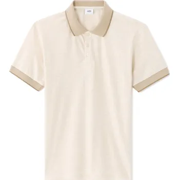 Pánské oblečení Celio Polo tričko Melune 1170424 Béžová XL