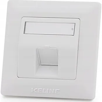 Elektrická zásuvka Keline zásuvka Modulo50 Cat 5E, podpovrchová, osazená s KEJ-C5E-U-TL