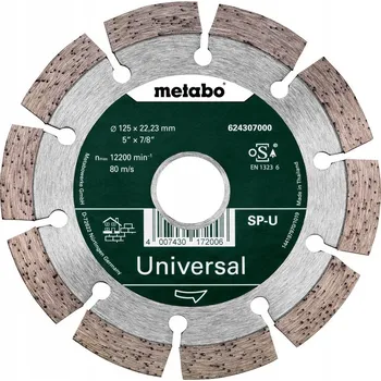 Řezný kotouč Diamantový kotouč Metabo 125×22,23 mm Promotion