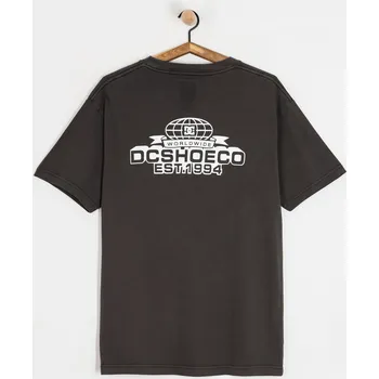 Pánské tričko DC Stock Up (black enzyme wash) L, černá