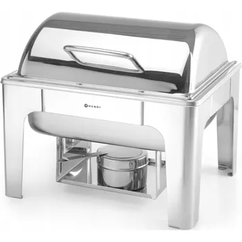 OHŘÍVAČ BEMAR NA JÍDLO NA PASTU SVÍČKY OCEL LEŠTĚNÁ GN 1/2 4L HENDI