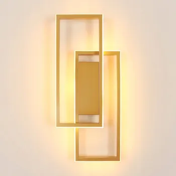 Nástěnné svítidlo Nástěnné svítidlo Riserva zlaté s integrovaným LED zdrojem 28 W