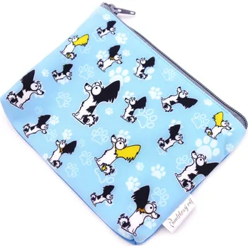 Pamlskový Ráj Univerzální taštička - papillon Barva: tyrkysová