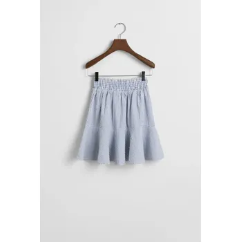 Dívčí sukně SUKNĚ GANT STRIPED SEERSUCKER SMOCKED SKIRT RICH BLUE