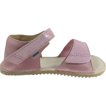 Chlapecké sandály Dívčí kožené barefoot sandály MIRRISA růžová 31