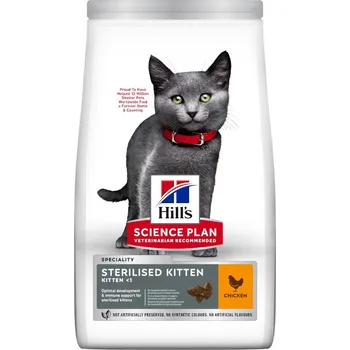Krmivo pro kočku Hill's Science Plan Feline Sterilised Kitten Chicken 1,5 kg