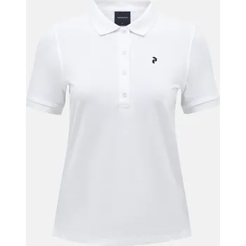 Dámská košile POLOKOŠILE PEAK PERFORMANCE W CLASSIC COTTON POLO WHITE