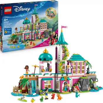 Stavebnice LEGO LEGO® │ Disney 43267 Hrad princezen a královští domácí mazlíčci + Prodloužená možnost vrácení zboží do 30 dnů.