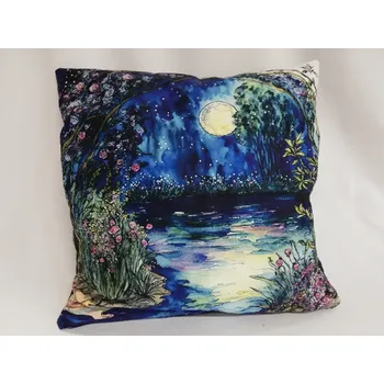 Nákupní taška Povlak na polštář bavlněný - 40 x 40 cm - Půlnoční zátiší č.5