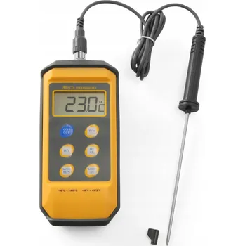 Domácí teploměr Gastronomický digitální teploměr HACCP se sondou na kabelu - Hendi 271407