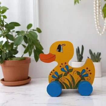 Dřevěná hračka Hračka Dřevěná kačenka kašubská