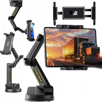 Dlouhý držák na palubní desku SUPERO černý