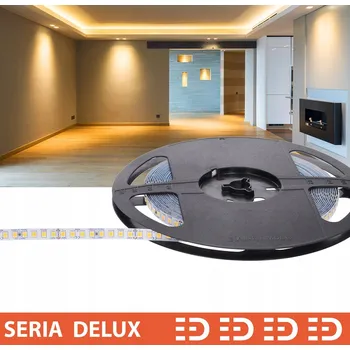 LED páska Polská LED páska Delux 24V LB 160 LED/m 3.5W/m 2700K 430lm 7 let záruka