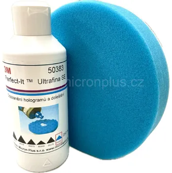 Sada pasta 3M Perfect-it Ultrafine 50383 125ml + molitanový kotouč 150x25
