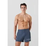 PLAVKY KARL LAGERFELD HOTEL KARL STRIPED BOARDSHORTS TONAL BLACK STRIPE