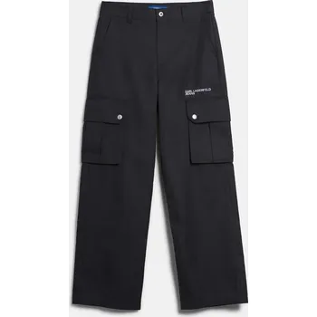 Pánské kalhoty KALHOTY KARL LAGERFELD JEANS KLJ CARGO PANT BLACK