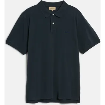 Pánská košile POLOKOŠILE WOOLRICH CLASSIC AMERICAN POLO MELTON BLUE