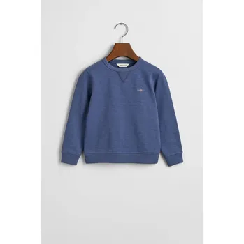 Dívčí mikina MIKINA GANT SHIELD COTTON SLUB C-NECK DUSTY NAVY