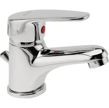 Vodovodní baterie Stojánková umyvadlová baterie Ferro SMILE, stříbrná