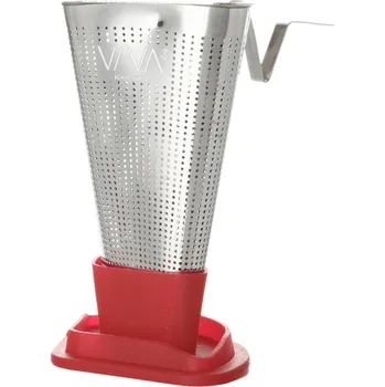 Sítko na čaj Čajový infuzér INFUSION 9 cm, červená, nerezová ocel, Viva Scandinavia - doprava zdarma od 2999 Kč