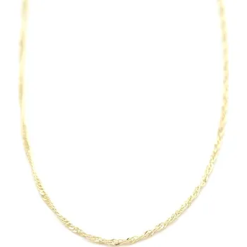 Řetízek Zlatý řetízek Singapore jemný 0,80g