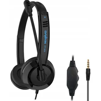 Sluchátka Náhlavní souprava Sluchátka s mikrofonem pro PC 3,5mm