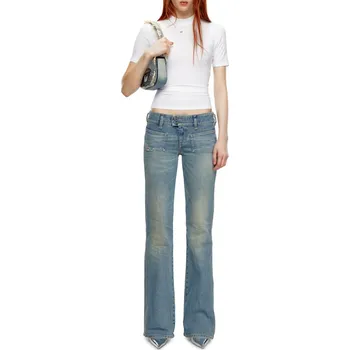 Dámské džíny DŽÍNY DIESEL D-HUSH TROUSERS BLUE