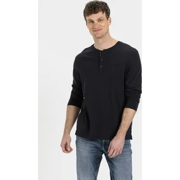 TRIČKO CAMEL ACTIVE NOS HENLEY 1/1ARM GRAPHITE GRAY