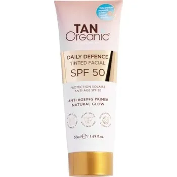 Pleťový krém Tónovací SPF 50 na obličej 50ml TanOrganic