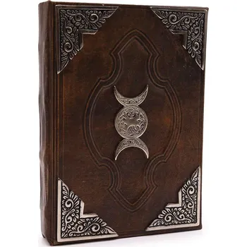 Zápisník Kožený zápisník - Trojný měsíc 26X18cm