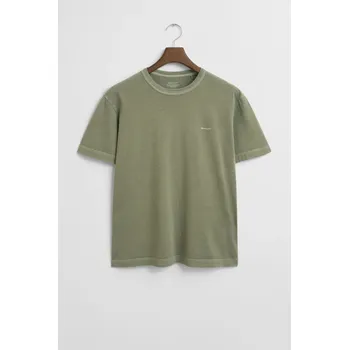 Pánské oblečení TRIČKO GANT SUNFADED SS TSHIRT KALAMATA GREEN