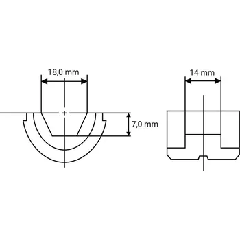 Kleště čelisti Cu 95 / AI 70 [ZM00000222]