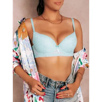 Dámské spodní prádlo Edoti Push-up bra UL Edoti oranžová 2848705