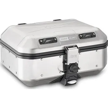 Zavazadlo na motocykl Dlm30A kufr Givi Dolomiti horní celohliníkový stříbrný (Monokey horní), objem 30 ltr.