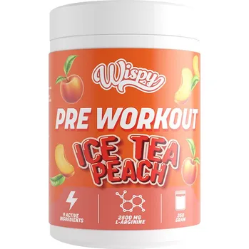 Anabolizér Wispy Pre Workout Powder 350 g Příchuť: broskvový ledový čaj