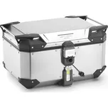 Obkev58A stříbrný horní kufr Givi Trekker Outback Evo hliníkový (Monokey topcase), bez zámku, 58 l.
