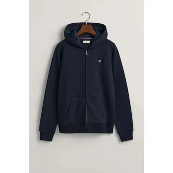 Dívčí mikina MIKINA GANT SHIELD ZIP HOODIE EVENING BLUE