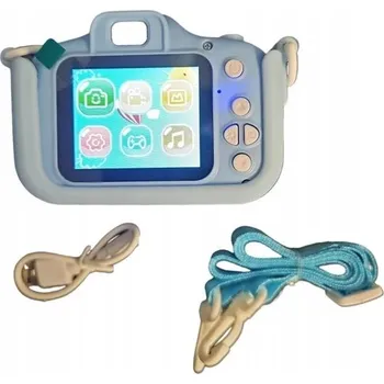 Dětský digitální fotoaparát s motivem králíček-modrý