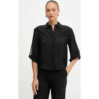 Pánská košile Košile Marciano by Guess WHITNEY 5YGH02.7337A černá 99X, vel. 36