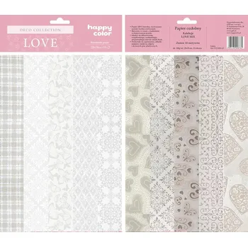 Barevný papír Ozdobný papír A4 Kraftika 0 g/m2 10 listů