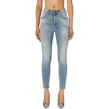 Dámské džíny DŽÍNY DIESEL 1984 SLANDY-HIGH TROUSERS BLUE