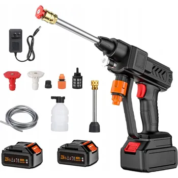 Vysokotlaký čistič AKUMULÁTOROVÁ TLAKOVÁ MYČKA 30 BAR + 2 AKU PRO MYTÍ AUTA A POSTŘIK