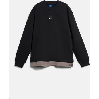 Pánská mikina MIKINA KARL LAGERFELD JEANS KLJ RELAXED LAYER SWEAT BLACK