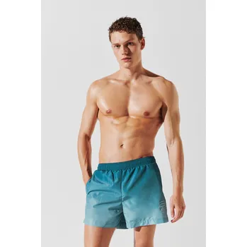 Pánské plavky PLAVKY KARL LAGERFELD IKON OMBRE SHORT BOARDSHORTS BLACK IRIS