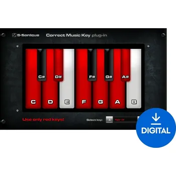 Hudební software G-Sonique Correct music key /scale (Digitální produkt)